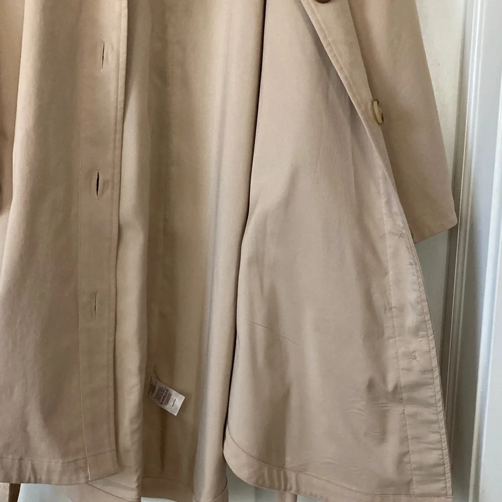 Tan Cape Jacket ,Poncho! Belted,Size -XS/S, lined, 97% cotton, 3% spandex - Picture 11 of 11